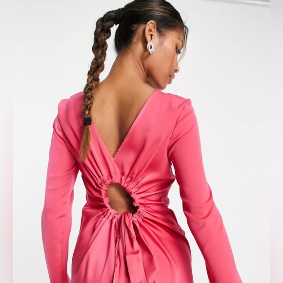 ASOS pink dress - Picture 3 of 9